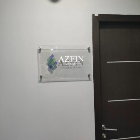 qapı lövhəsi, şüşə lövhə