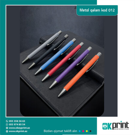 metal qələm kod 012