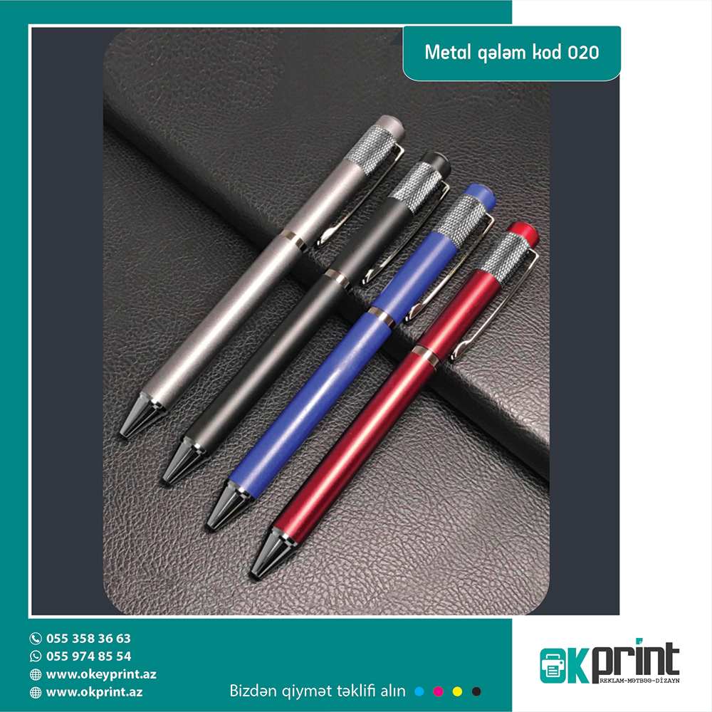 Qələm metal kod 020