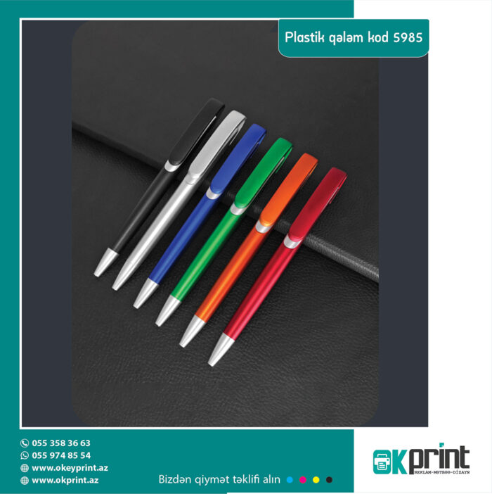 Qələm plastik 5985